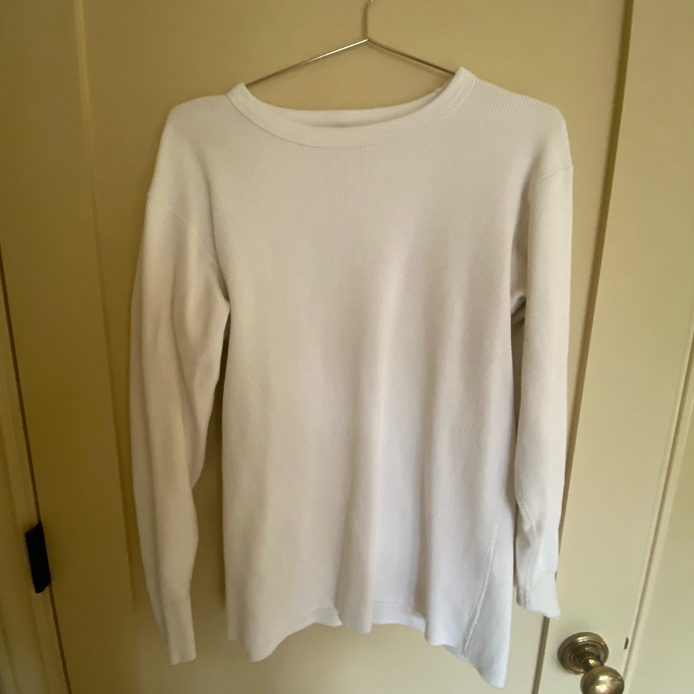 Bronson mfg co White Thermal Waffle Long-Sleeve Shirt Men’s Medium